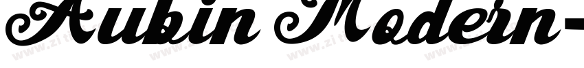 Aubin Modern字体转换